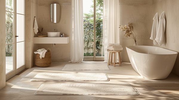 Découvrez nos tapis de bain antidérapants élégants et sécurisés