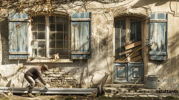 Pose de volet battant : Sécurisez et embellissez votre maison